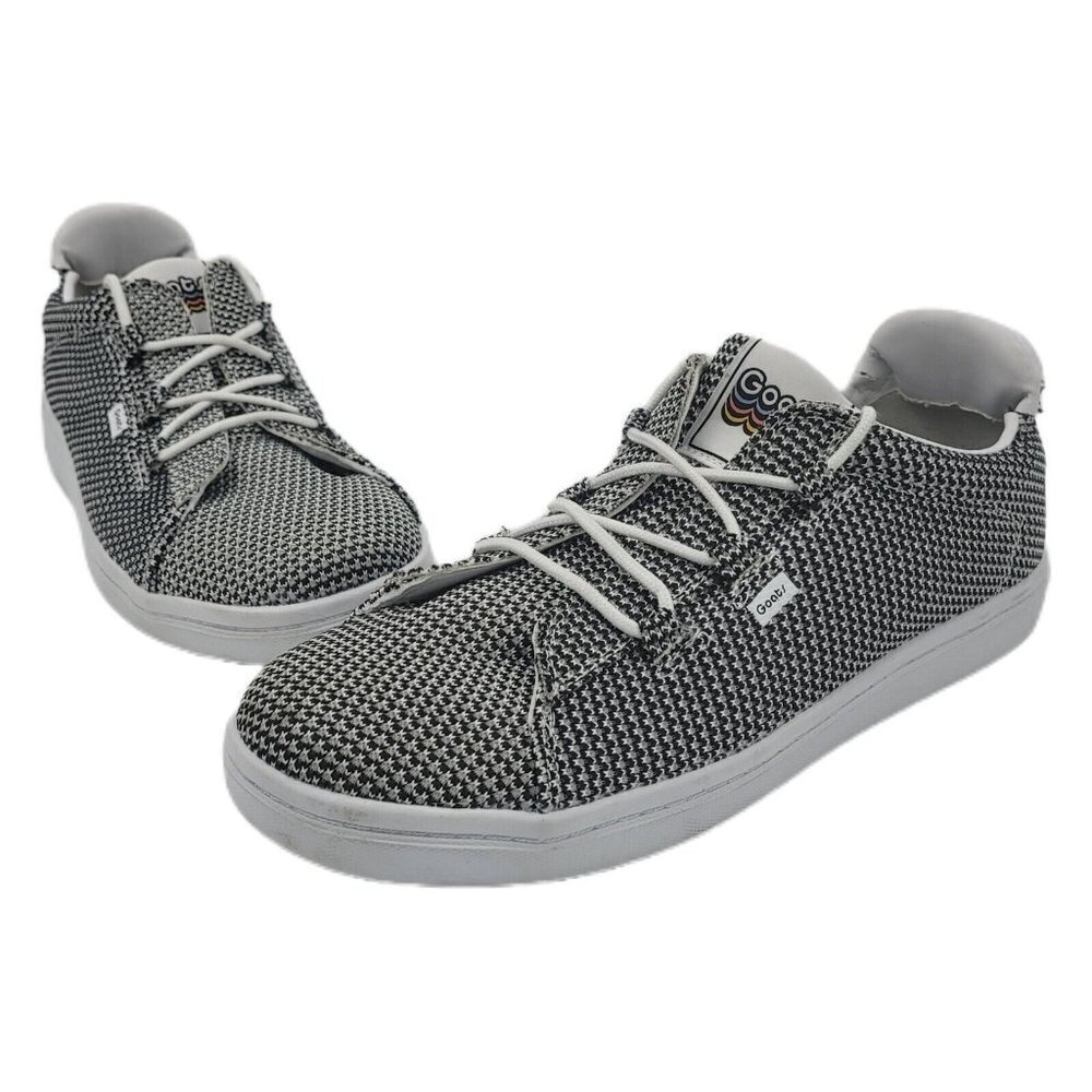 NEW Goats The 454 Mesh Sneaker Black Low Top Lace-up Casual Shoe Women's Size 10